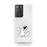 Karl Lagerfeld Samsung Galaxy S21 Ultra Skal Choupette Transparent
