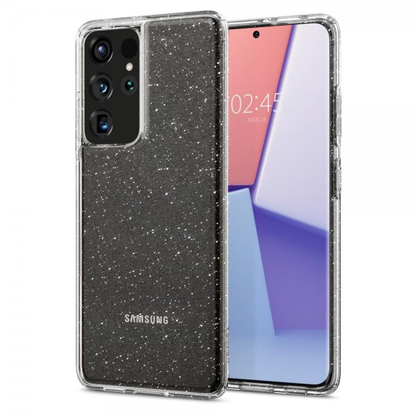 Spigen Samsung Galaxy S21 Ultra Skal Liquid Crystal Glitter Crystal Quartz