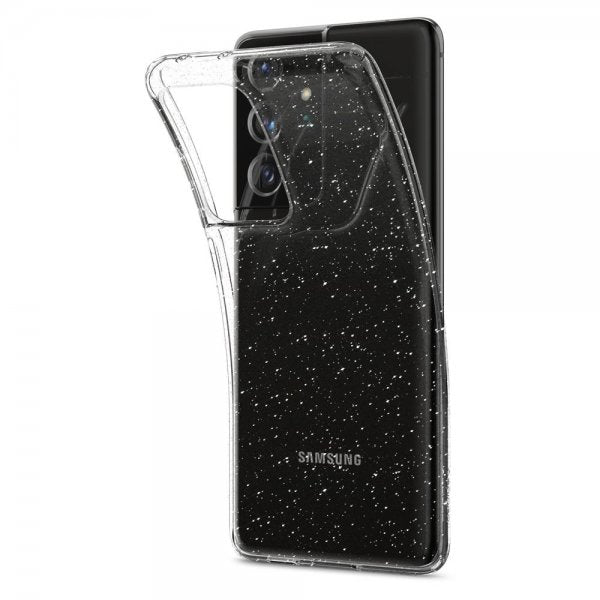 Spigen Samsung Galaxy S21 Ultra Skal Liquid Crystal Glitter Crystal Quartz