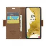 CaseMe Samsung Galaxy S22 Fodral 023 Series Brun