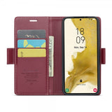CaseMe Samsung Galaxy S22 Fodral 023 Series Röd