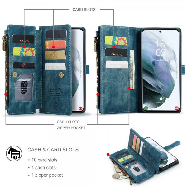 CaseMe Samsung Galaxy S22 Fodral C30 Series Petrol