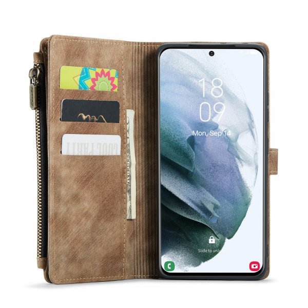 CaseMe Samsung Galaxy S22 Fodral C30 Series Brun