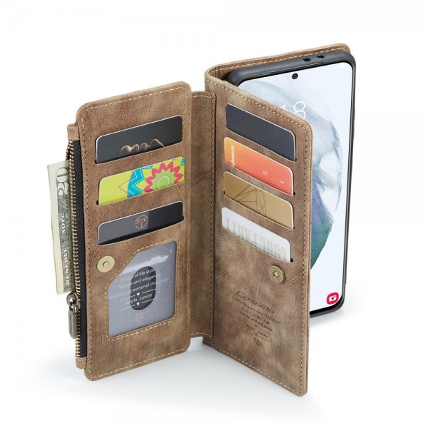 CaseMe Samsung Galaxy S22 Fodral C30 Series Brun
