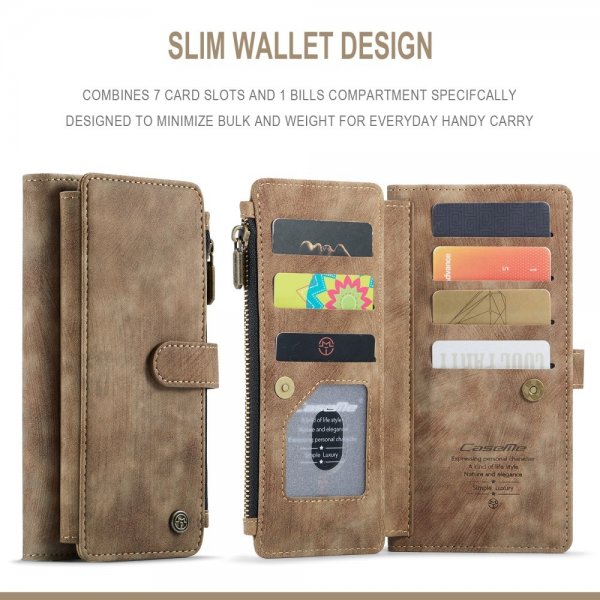 CaseMe Samsung Galaxy S22 Fodral C30 Series Brun