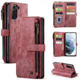 CaseMe Samsung Galaxy S22 Fodral C30 Series Röd