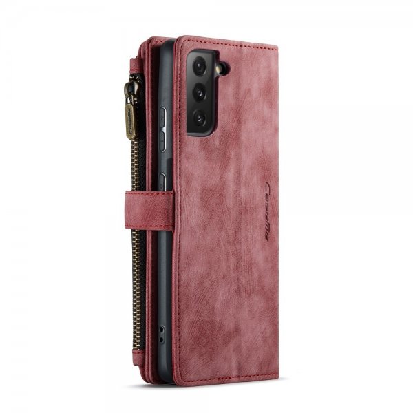 CaseMe Samsung Galaxy S22 Fodral C30 Series Röd