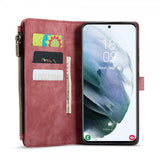 CaseMe Samsung Galaxy S22 Fodral C30 Series Röd
