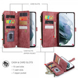 CaseMe Samsung Galaxy S22 Fodral C30 Series Röd
