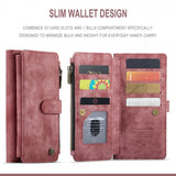 CaseMe Samsung Galaxy S22 Fodral C30 Series Röd