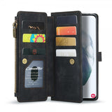 CaseMe Samsung Galaxy S22 Fodral C30 Series Svart