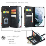 CaseMe Samsung Galaxy S22 Fodral C30 Series Svart