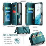 CaseMe Samsung Galaxy S22 Fodral C36 Series Grön