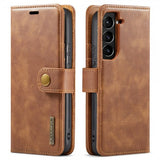 Dg.Ming Samsung Galaxy S22 Fodral Löstagbart Skal Brun