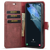 Dg.Ming Samsung Galaxy S22 Fodral Löstagbart Skal Röd