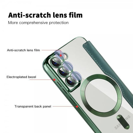 Samsung Galaxy S22 Fodral MagSafe Grön
