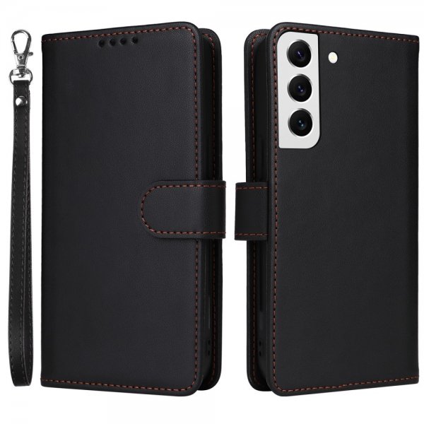 Betopnice Samsung Galaxy S22 Fodral med Löstagbart Skal 005 Svart