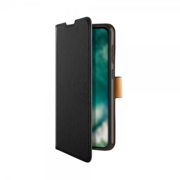 Xqisit Samsung Galaxy S22 Fodral Slim Wallet Selection Svart