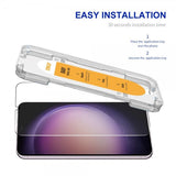 Enkay Samsung Galaxy S22/Galaxy S23 Skärmskydd med Monteringsram Easy Install