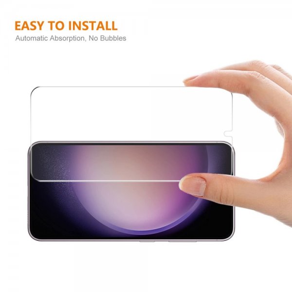 Enkay Samsung Galaxy S22/Galaxy S23 Skärmskydd med Monteringsram Easy Install