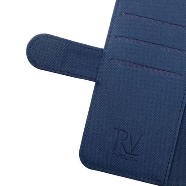 Rvelon Samsung Galaxy S22 Fodral Magnetiskt Avtagbart Skal Blå