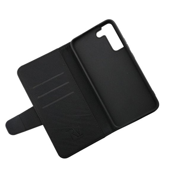 Rvelon Samsung Galaxy S22 Plus Fodral Utfällbart Kortfack Svart