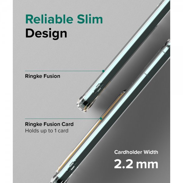 Ringke Samsung Galaxy S22 Plus Skal Fusion Card Clear
