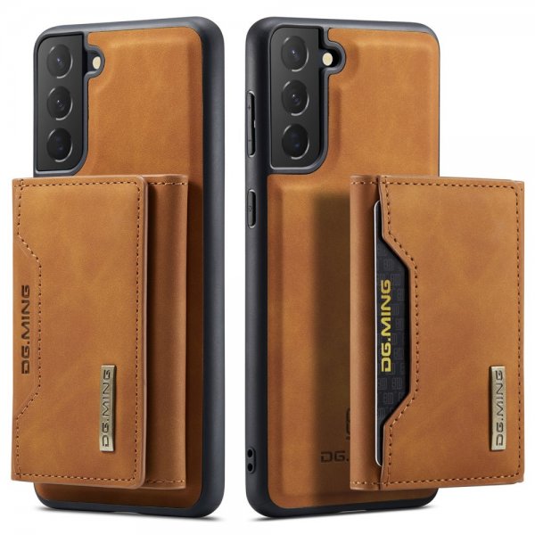 Dg.Ming Samsung Galaxy S22 Plus Skal M2 Series Löstagbar Korthållare Brun