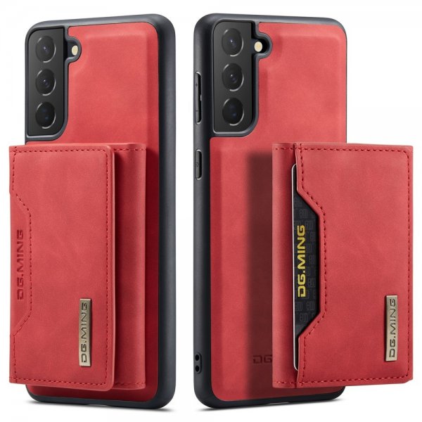 Dg.Ming Samsung Galaxy S22 Plus Skal M2 Series Löstagbar Korthållare Röd