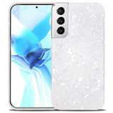 Ipaky Samsung Galaxy S22 Plus Skal Marmormönster Vit