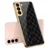 GKK Samsung Galaxy S22 Plus Skal Motiv Svarta Rutor