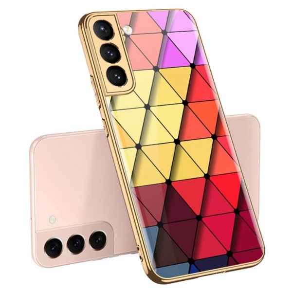 GKK Samsung Galaxy S22 Plus Skal Motiv Trianglar