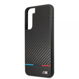 BMW Samsung Galaxy S22 Plus Skal Tricolor Stripe Carbon Svart