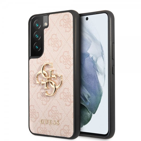 Guess Samsung Galaxy S22 Skal 4G Logo Rosa