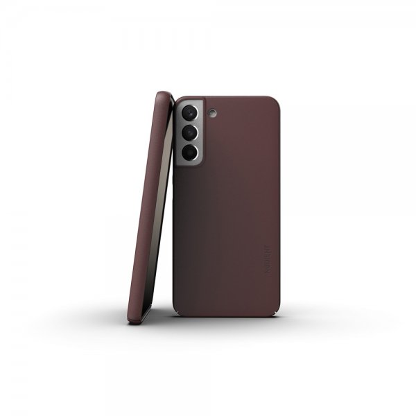 Nudient Samsung Galaxy S22 Skal Thin Case V3 Sangria Red