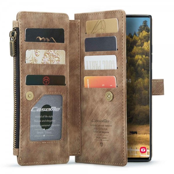 CaseMe Samsung Galaxy S22 Ultra Fodral C30 Series Brun