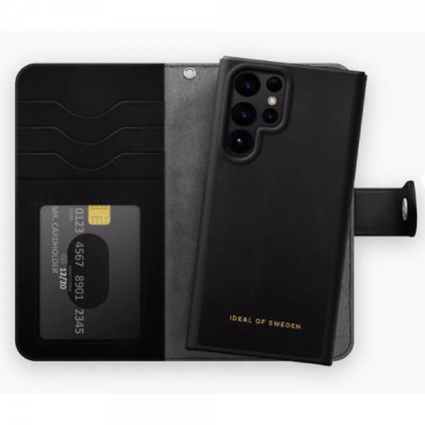 Ideal of Sweden Samsung Galaxy S22 Ultra Fodral Magnet Wallet+ Svart