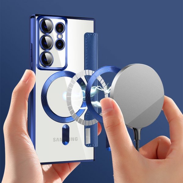 Samsung Galaxy S22 Ultra Fodral MagSafe Blå