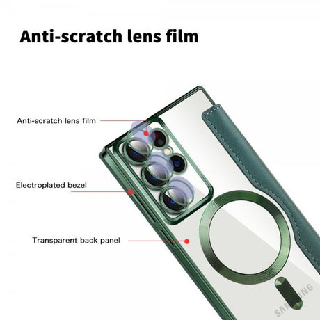 Samsung Galaxy S22 Ultra Fodral MagSafe Grön