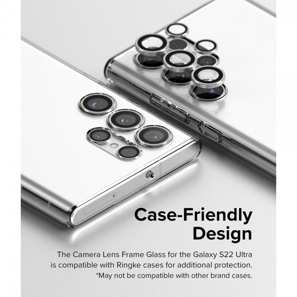 Ringke Samsung Galaxy S22 Ultra Kameraskydd Camera Lens Frame Svart
