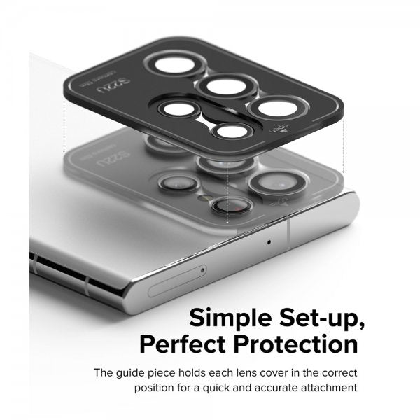 Ringke Samsung Galaxy S22 Ultra Kameraskydd Camera Lens Frame Svart