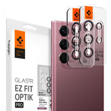 Spigen Samsung Galaxy S22 Ultra Kameraskydd GLAS.tR EZ Fit Optik Pro 2-pack Burgundy