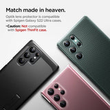 Spigen Samsung Galaxy S22 Ultra Kameraskydd GLAS.tR EZ Fit Optik Pro 2-pack Grön