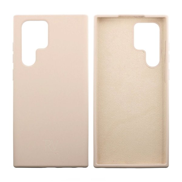 Rvelon Samsung Galaxy S22 Ultra Skal Silikon Beige