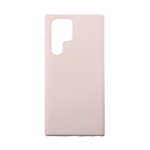 Rvelon Samsung Galaxy S22 Ultra Skal Silikon Sandrosa