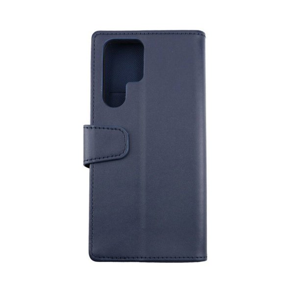 Rvelon Samsung Galaxy S22 Ultra Fodral Utfällbart Kortfack Blå