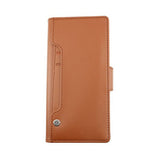 Rvelon Samsung Galaxy S22 Ultra Fodral Utfällbart Kortfack Brun