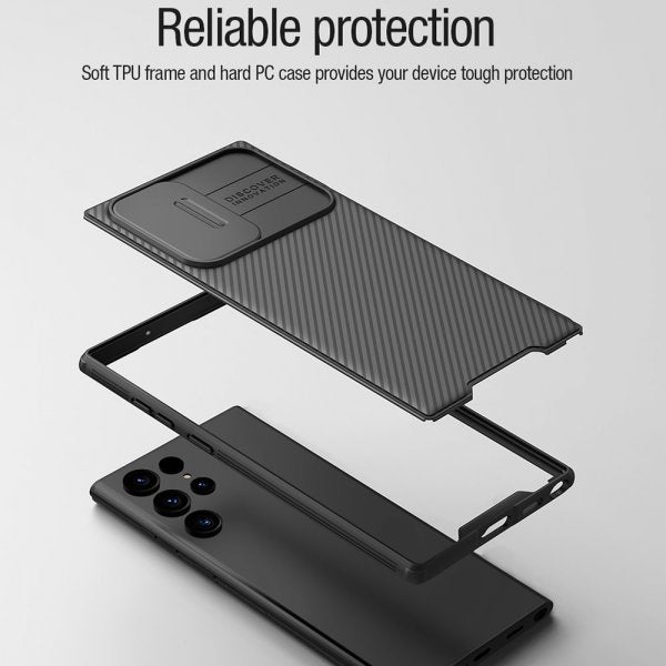 Nillkin Samsung Galaxy S22 Ultra Skal CamShield Pro MagSafe Svart