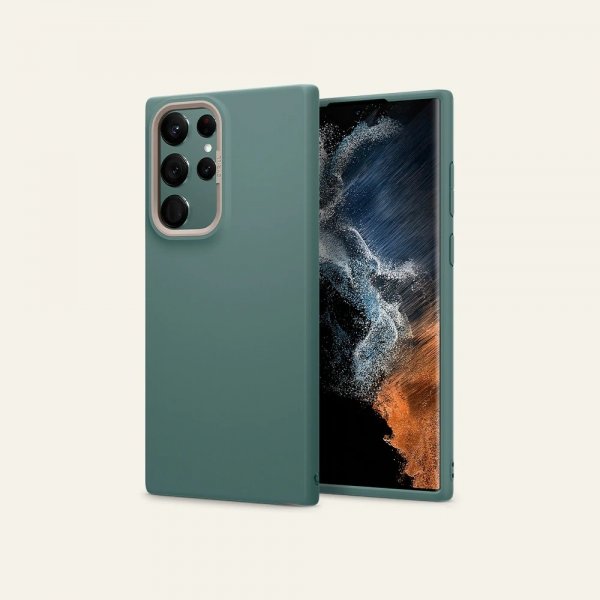 Cyrill Samsung Galaxy S22 Ultra Skal Color Brick Kale