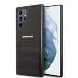 AMG Samsung Galaxy S22 Ultra Skal Debossed Lines Svart